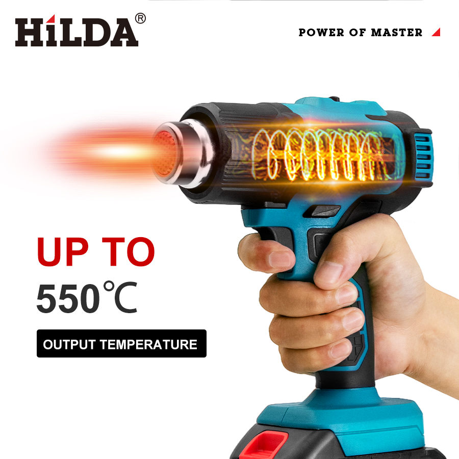 Heat Gun Variable - Термофен HILDA ручной, с регулируемой и