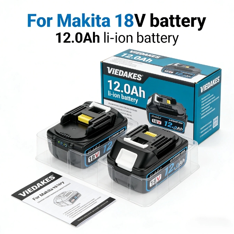 Power Tools Makita Set - Оригинальный аккумулятор Makita 18V BL1860 12000мАч,