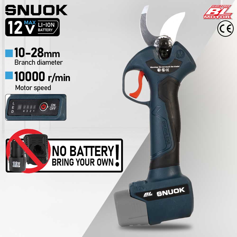 Power Tools Universal Battery - Электрические бесщеточные секаторы SNUOK 12В для