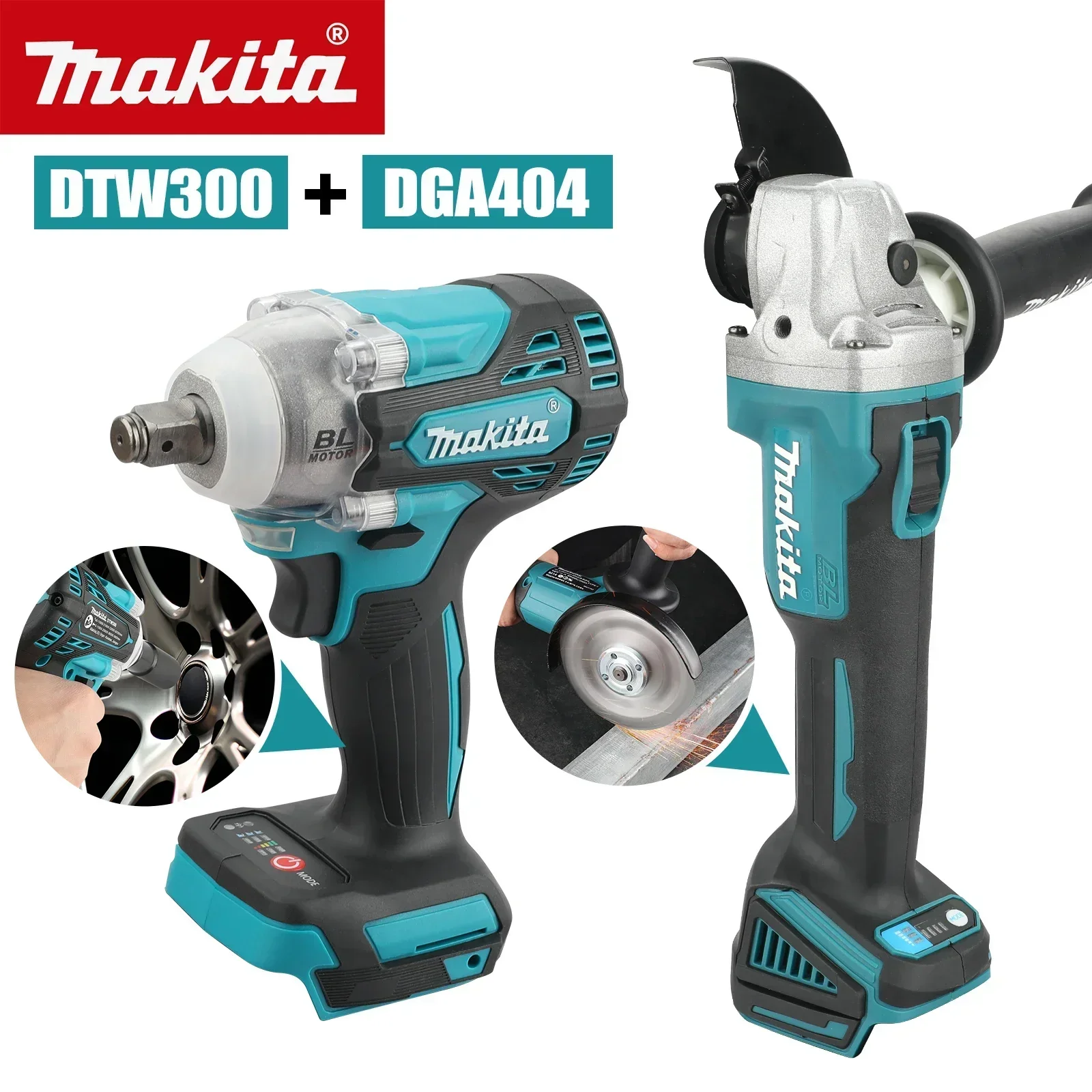 Power Tools Makita Set - Набор инструментов Makita 18 В 2-в-1:
