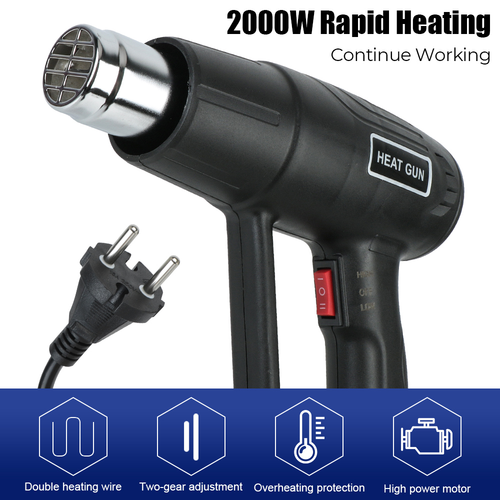 2000 Вт 50 Гц тепловой пистоле – обзор и цена Heat Gun Variable