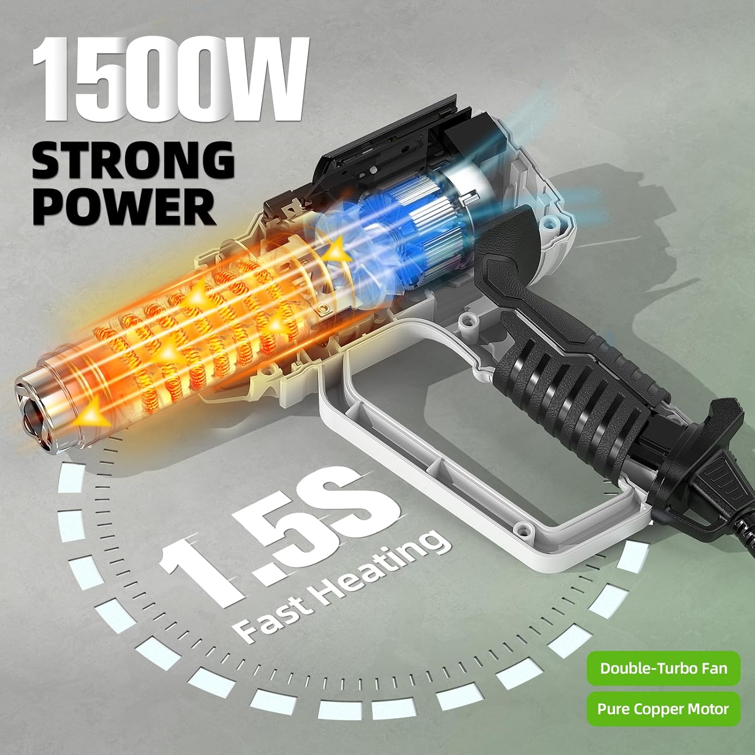 Пистолет горячего воздуха с ЖК – обзор и цена Heat Gun Variable