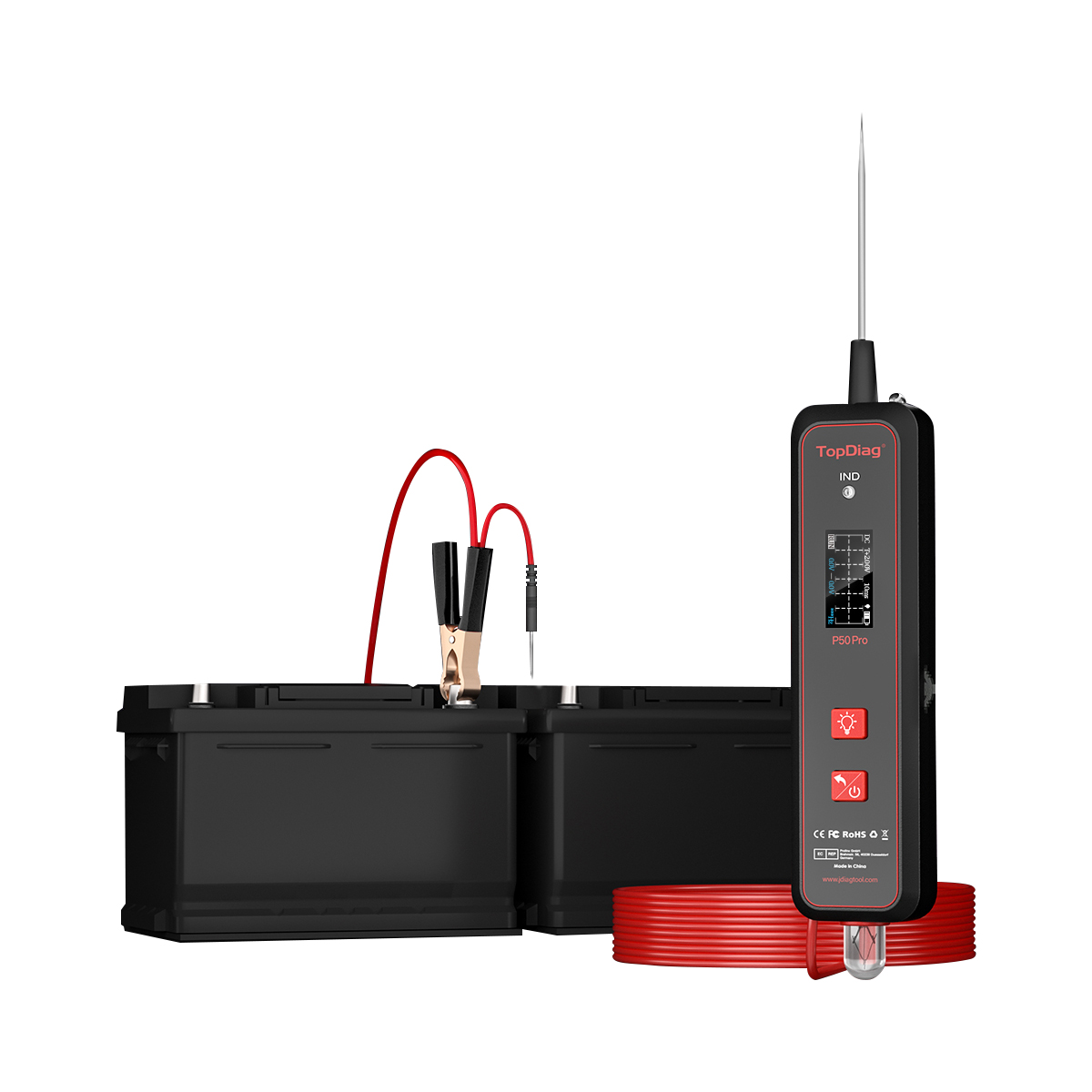 Тестер автомобильных цепей P50 – обзор и цена Power Tools Voltage