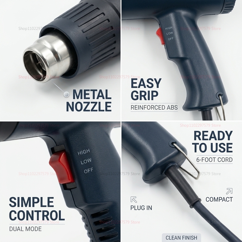 Новый термофен 2500 Вт с регул – обзор и цена Heat Gun Variable