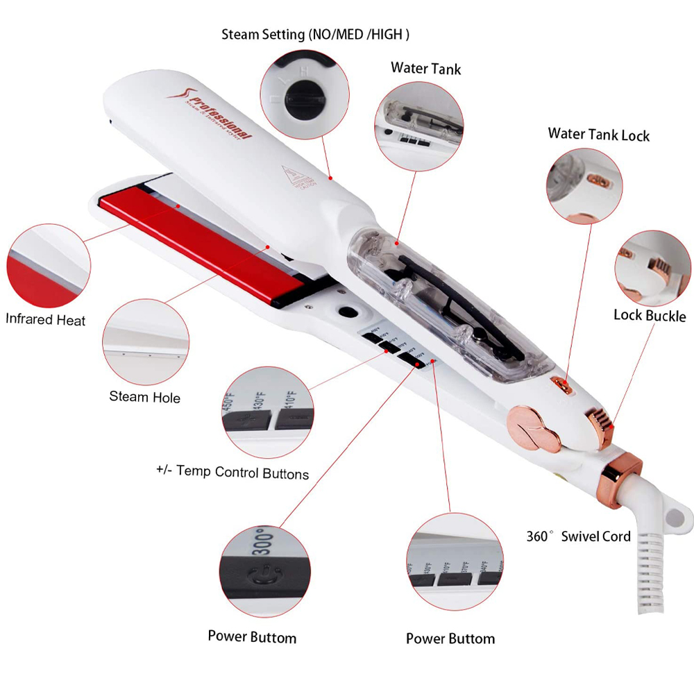Паровой выпрямитель для волос  – обзор и цена Power Tools Voltage