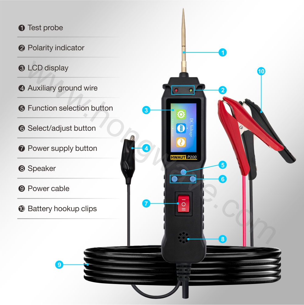 Автомобильный тестер цепей HWA – обзор и цена Power Tools Voltage