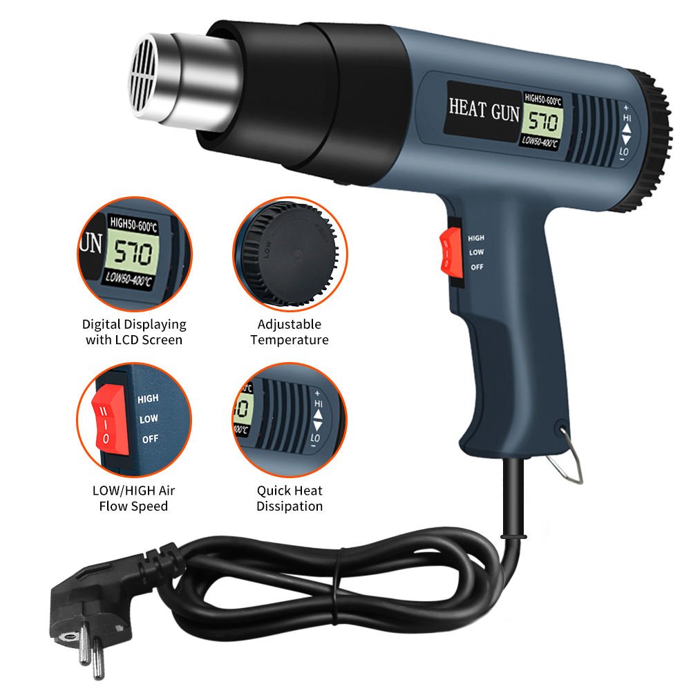 Термофен 2000 Вт с быстрым наг – обзор и цена Heat Gun Variable